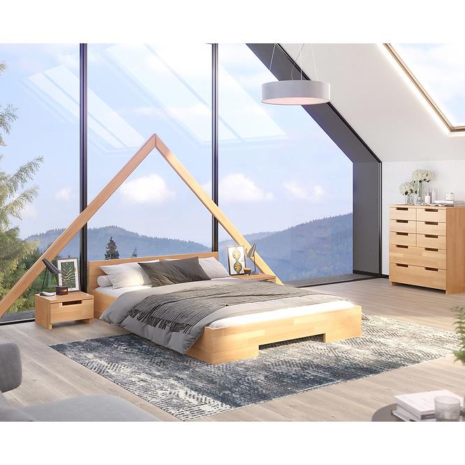 Ágy fábol  bükkfa Skandica Spectrum 180x200 természetes
