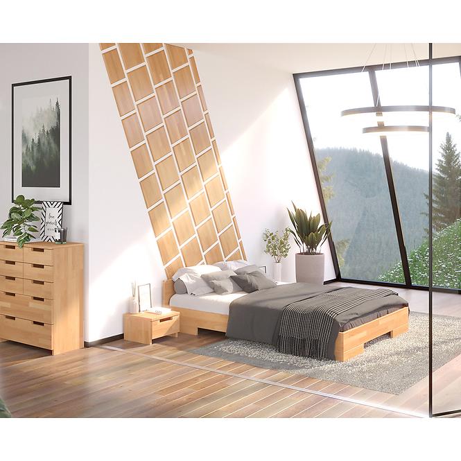 Ágy fábol  bükkfa Skandica Spectrum 180x200 természetes