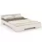Ágy fábol  bükkfa Skandica Spectrum 180x200 fehér,2