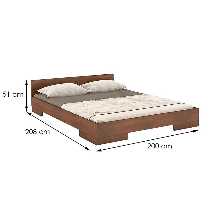 Ágy fábol  bükkfa Skandica Spectrum 200x200 dió,3