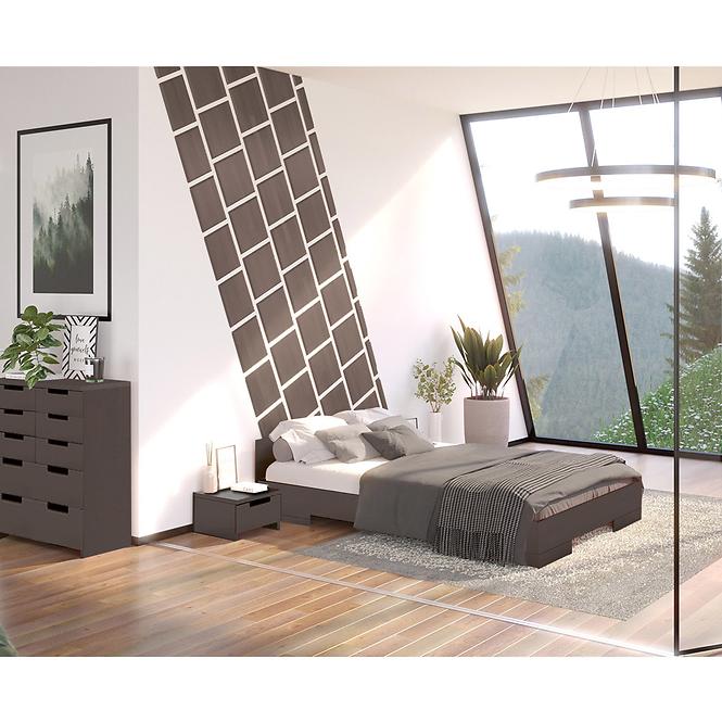 Ágy fábol  bükkfa Skandica Spectrum 200x200 Palisander