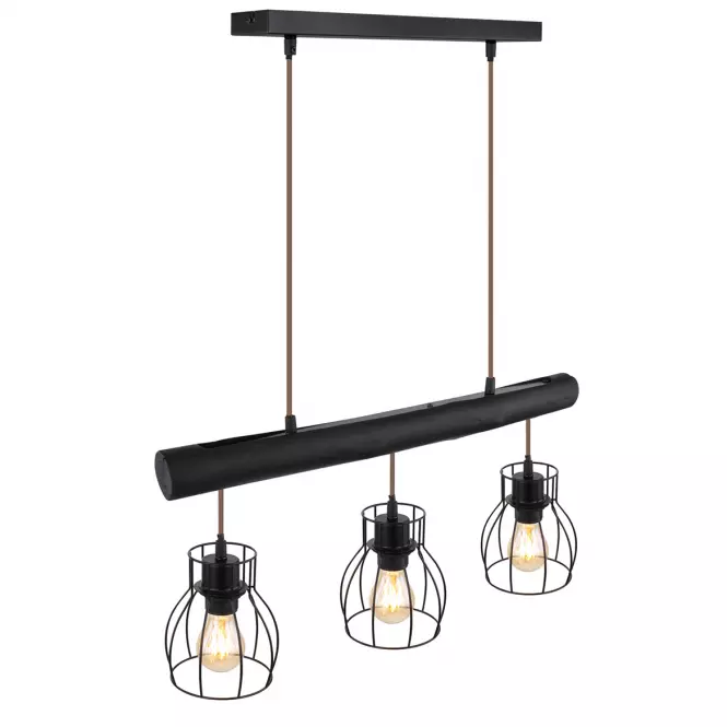 Lámpa 15326-3NB Fekete LW3