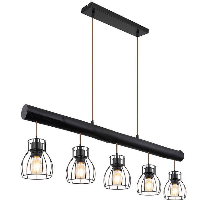 Lámpa 15326-5NB Fekete LS5