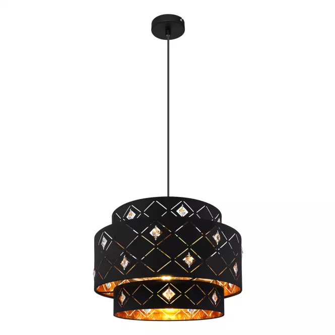 Lámpa 15448H1 Fekete és arany LW1,3