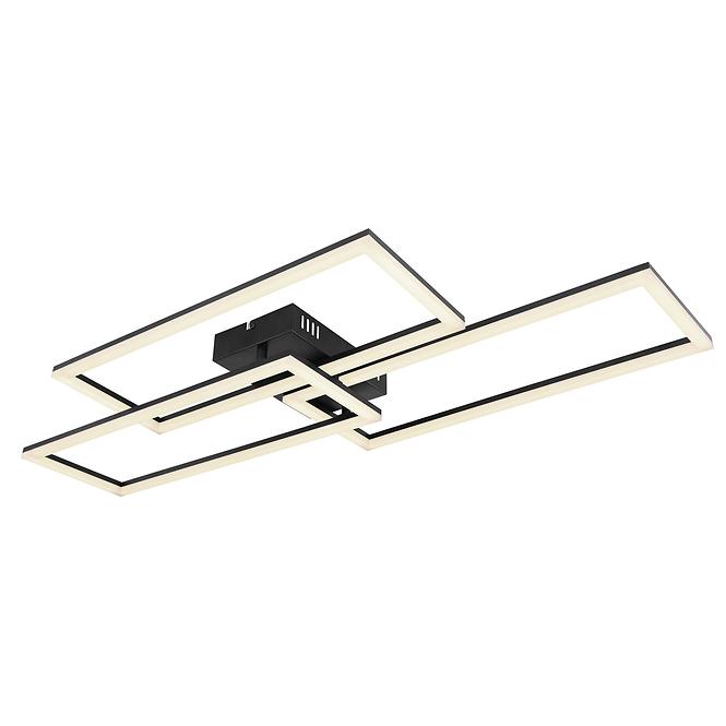 Lámpa LED 67247-58 Fekete + Távirányító