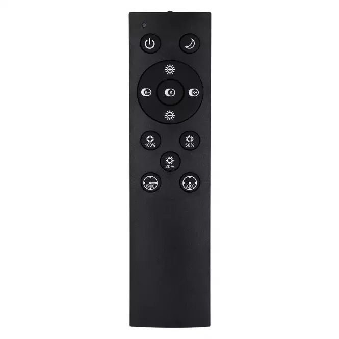 Lámpa LED 67247-58 Fekete + Távirányító