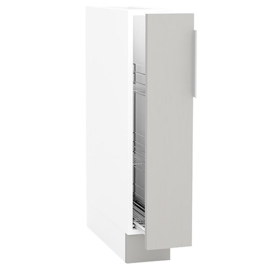 Konyhaszekrény Emma D15 Cargo+kuka Szürke platina Bb