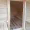 Kültéri hordó szauna terasszal 2,4 m + szaunakályha Sentiotec 100 9 kW,4