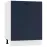Konyhaszekrény Adele D60 Pl gránát matt/fehér