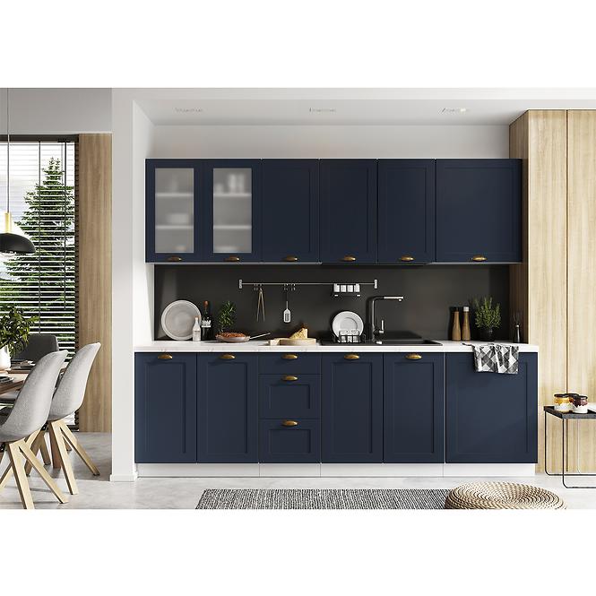 Konyhaszekrény Adele D60pk Mv 2133 Pl gránát matt/fehér,5