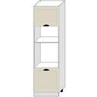 Konyhaszekrény Adele D60pk Mv 2133 Pl Coffe matt/fehér