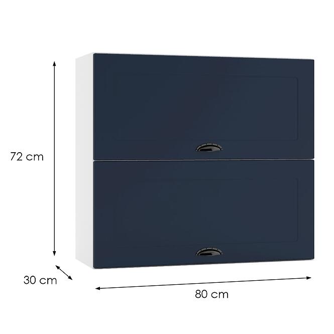 Konyhaszekrény Adele W80grf/2 gránát Mat/fehér,2