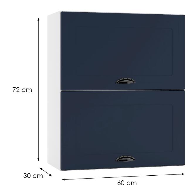 Konyhaszekrény Adele W60grf/2 gránát Mat/fehér