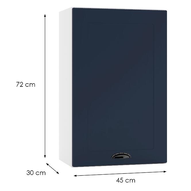 Konyhaszekrény Adele W45 Pl gránát Mat/fehér