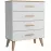 Komód Dita 4S white/oak sonoma