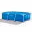 Téglalap alakú medence 3,0x2,0x0,75 m 28272NP