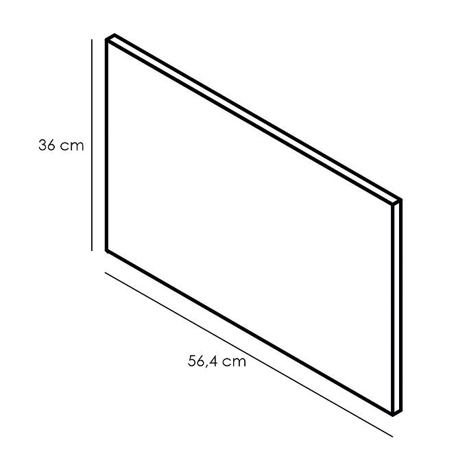 Oldalsó panel  Adele 360x564 gránát Mat
