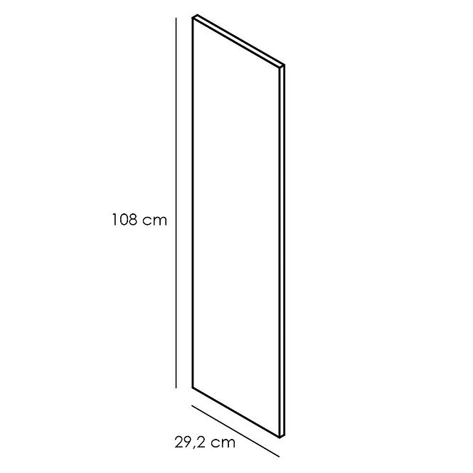 Oldalsó panel  Adele 1080x304 gránát Mat