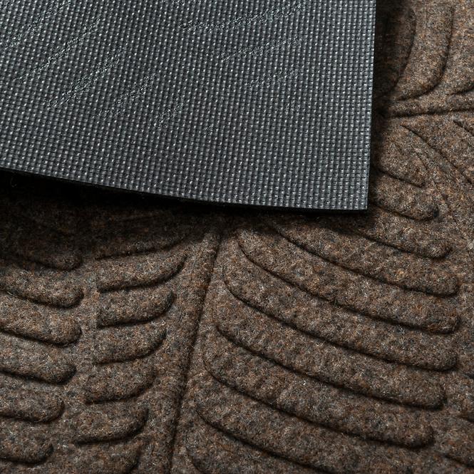 Lábtörlő  textile 40x60 barna levelek