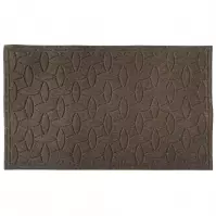 Lábtörlő  textile 45x70 barna csíkos