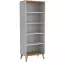 Szekrény Dita+Falipolc white/oak sonoma,2