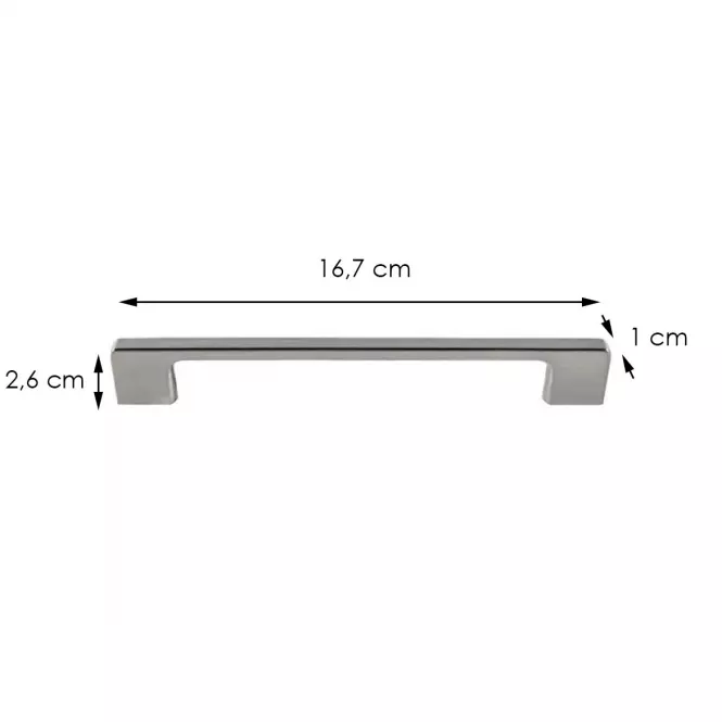 Fogantyú  Króm Inox Uz-819160-06 Inox (160)