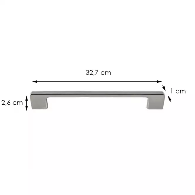 Fogantyú  Króm Inox Uz-819320-06 Inox (320)