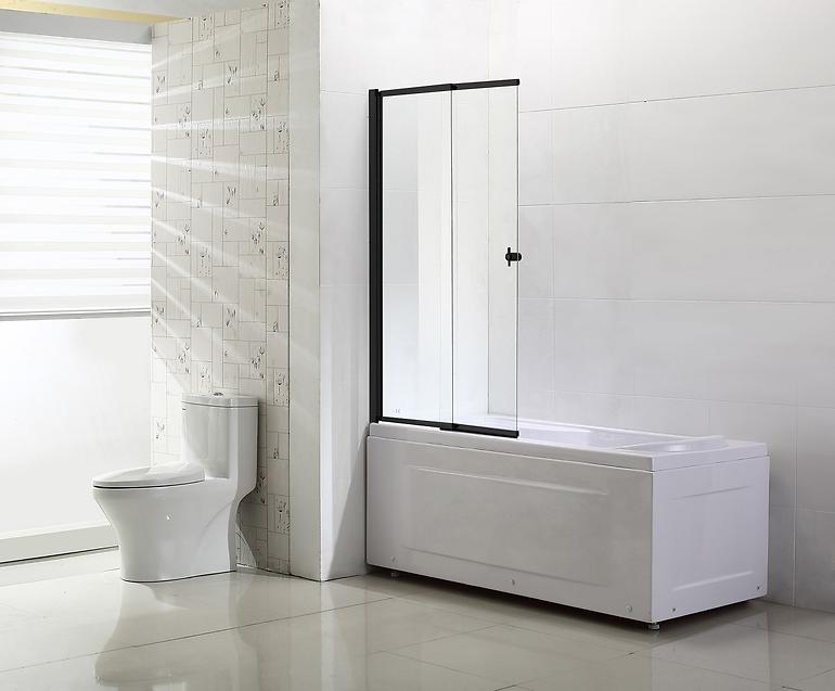 Kád üveglap Flex 140x82 fekete