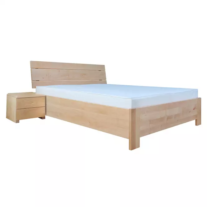 Ágy fa Halden Plus 160x200 természetes éger,3