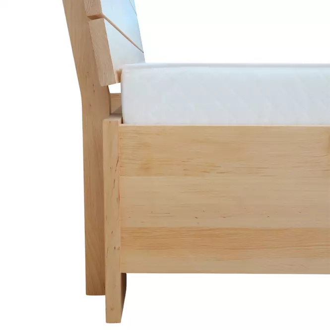 Ágy fa Halden Plus 160x200 természetes éger,5