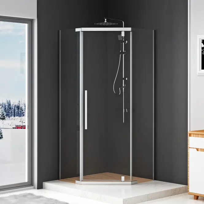 Zuhanykabin Toto 90x90x190 króm,3