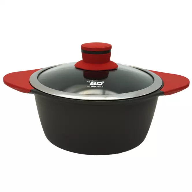 Elo edény fedővel 24cm láva