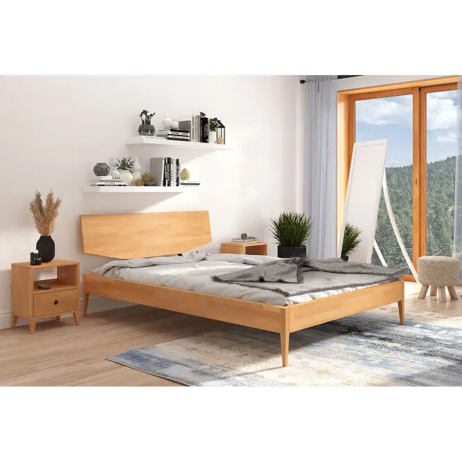 Ágy fa bükkfa Skandica Sund/120x200/természetes,6
