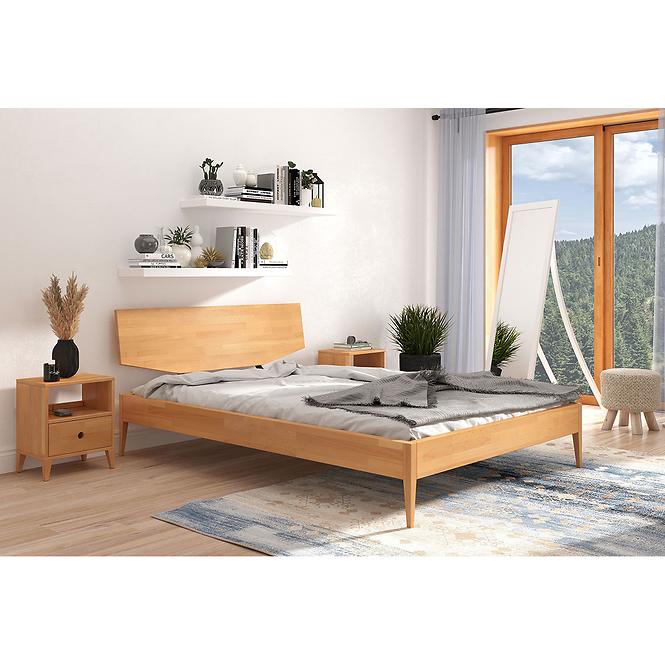 Ágy fa bükkfa Skandica Sund/200x200/természetes