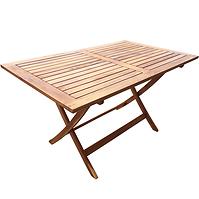 Fa asztal, négyszögletes 130x80x72 cm