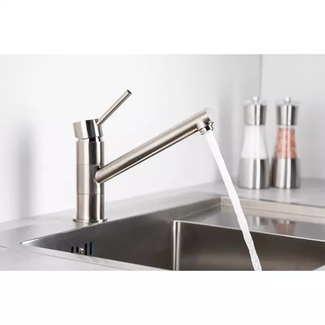 Csaptelep mosdókagylóhoz Andra Inox,4