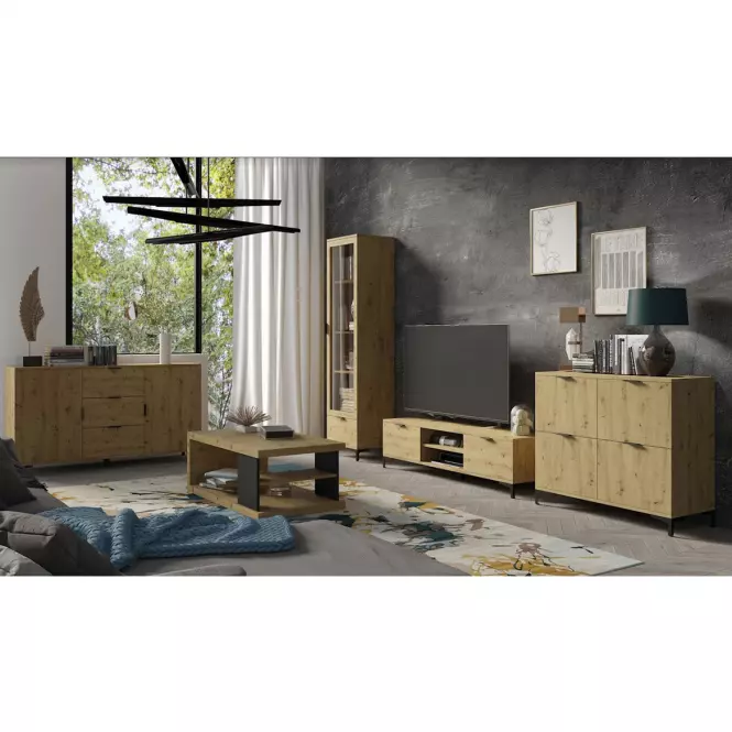 Szekrény  RTV Lena LEN05 artisan,3