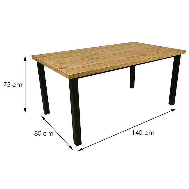 Asztal Lens St-13 140x80 Wotan