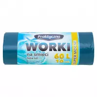 Szemeteszsákok Szuper erős praktikus 60 L 10 db.