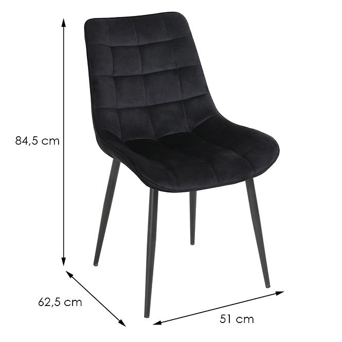 Szék Ottava 80097h-V15 Black