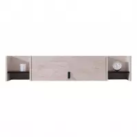 Falipolc Planet  Pl12 fekete/tölgy/bézs