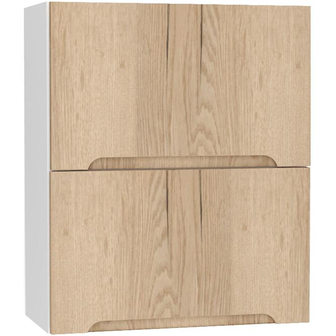 Konyhaszekrény Zoya W60grf/2 tölgy  Halifax /fehér