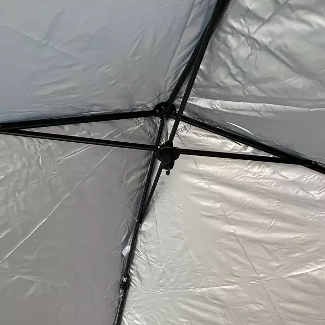 Kerti pavilon 2.4x2.4x2.7 m kék,5