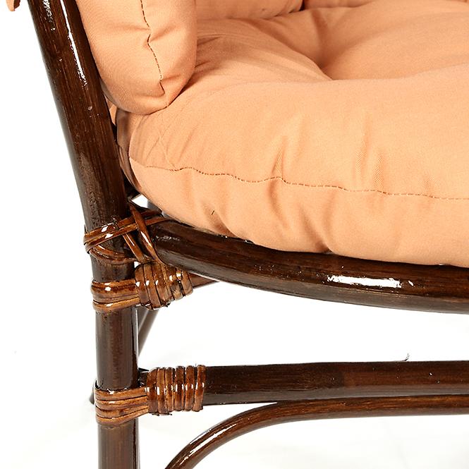 Rattan szett Bahama sötétbarna/cappucino