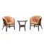 Rattan szett Bahama sötétbarna/cappucino,4