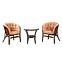 Rattan szett Bahama sötétbarna/cappucino,4