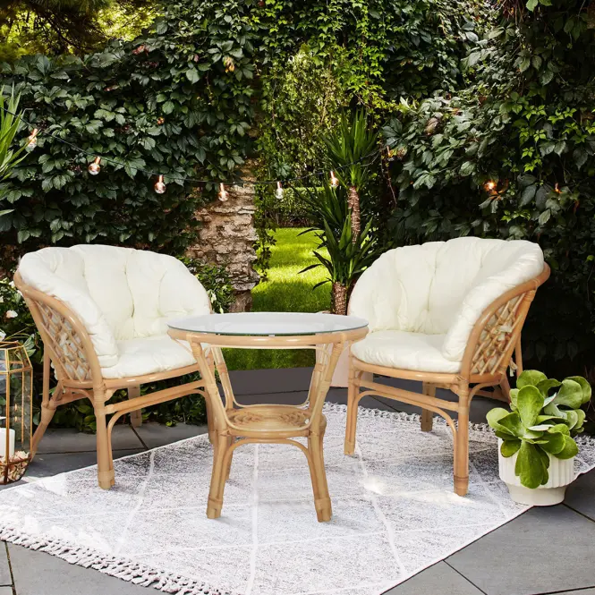 Rattan garnitúra Bahama natúr/bézs,4