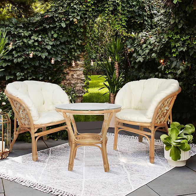 Rattan garnitúra Bahama natúr/bézs,4