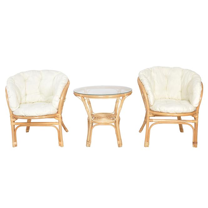 Rattan garnitúra Bahama natúr/bézs