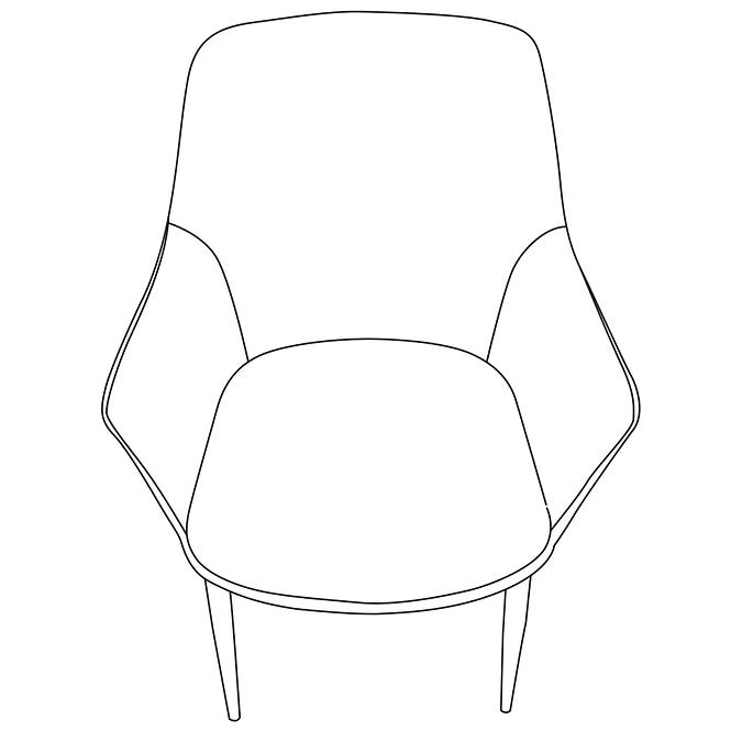 Szék DC 286 Parma 9 kék